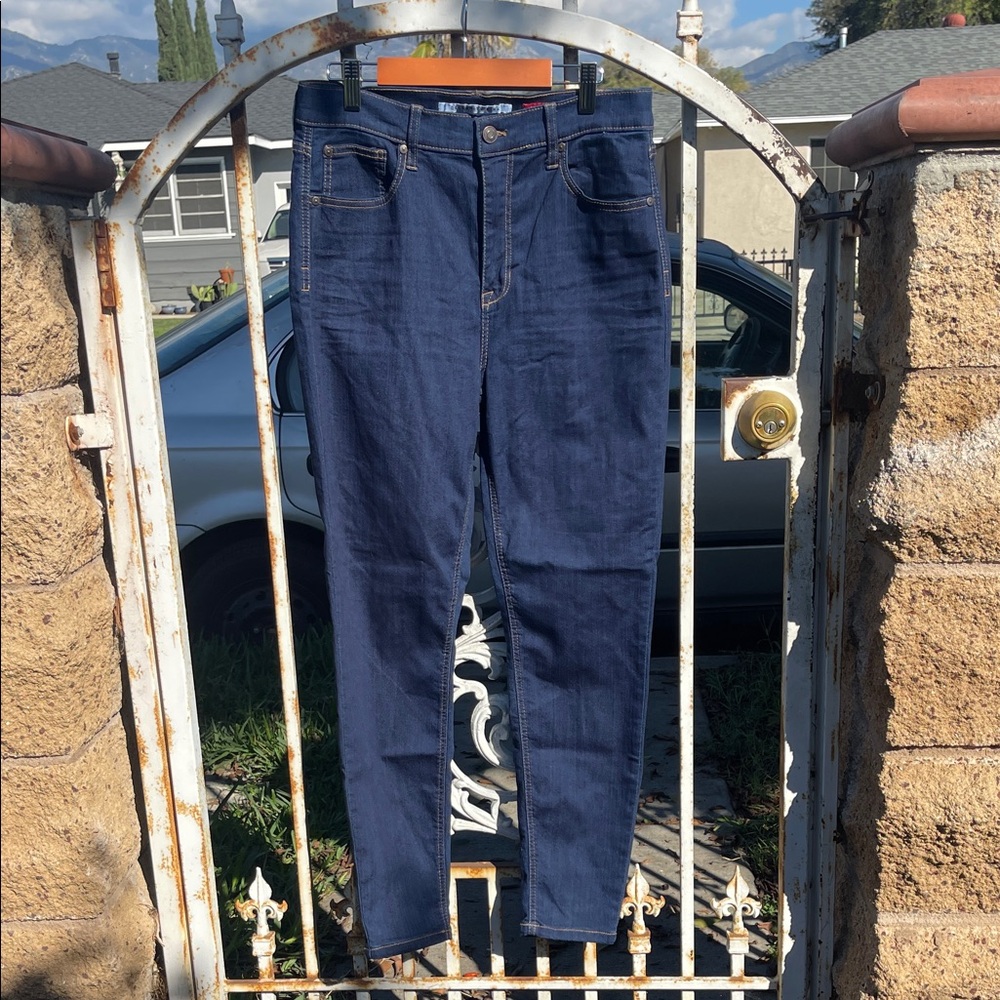 Celebrity Pink High Rise Dark Blue Jeans